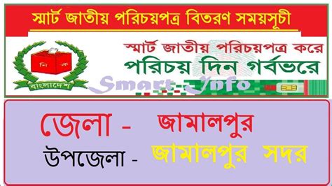 smart card distribution schedule in jamalpur|District.